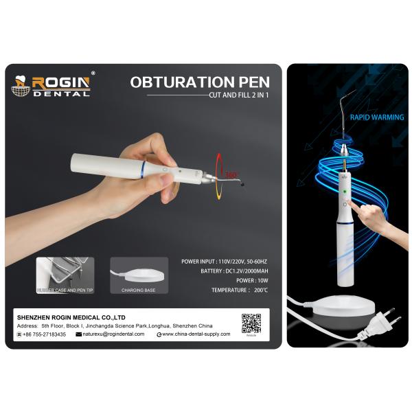 Obturation Pen Portable Dental Equipment Cut And Fill 2 In 1 Design