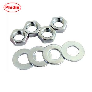 China Control Cable Nut And Washer Kit Coarse Thread Hex Nuts on sale