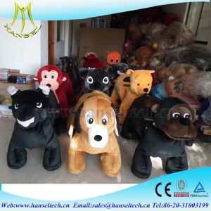 Quality Hansel kiddie rides for hire coin operated car kids ride on car moving horse toys for kids plush animal electric scooter for sale