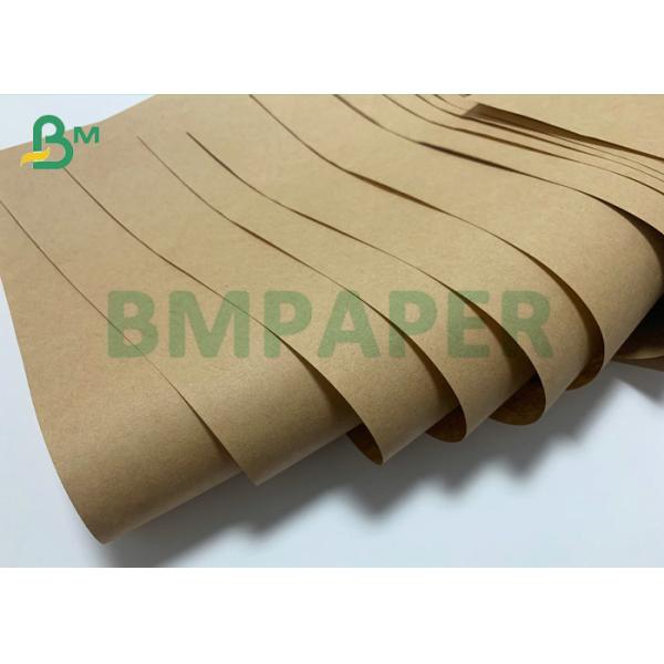 80gsm 90gsm Dark Brown Color Extensible Sack Kraft Paper Rolls 102cm