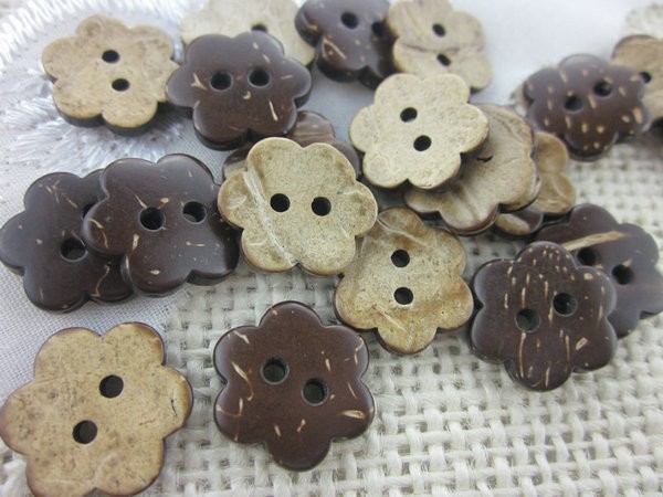 china factory round Eco friendly nature shell button 14L-54L coconut button