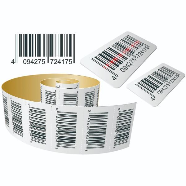 ISO9001 Blank Thermal QR Barcode Labels