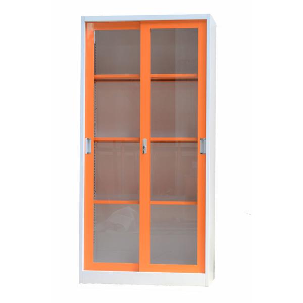 Buy Fireproof 0.6mm Powder Coated Steel Book Case Cabinet at wholesale prices