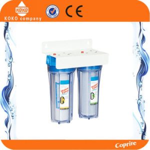 China Double Filtration PP / CTO lucency  10 inch  Household Water Filter UnderSink 1 / 4 Port  table model on sale