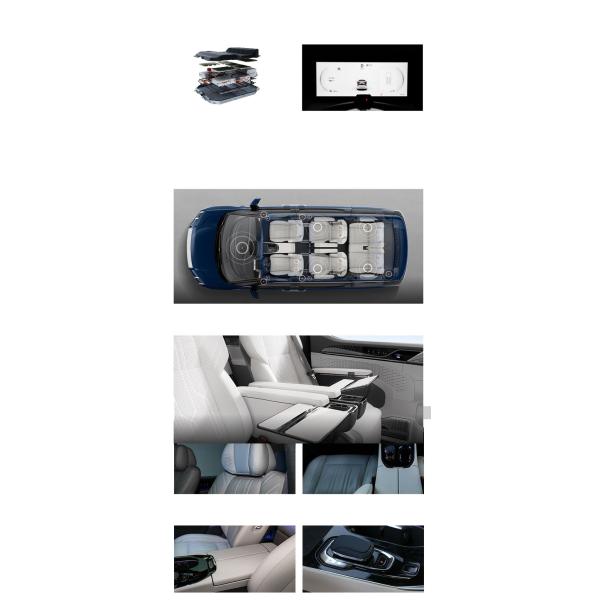 Gelly Geely Zeekr 009 Max Me Blue Electric Energy Car Energe Cars Electric MPV Jike 009 EV