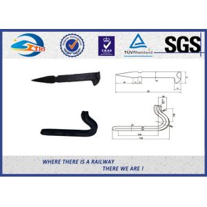 Offset Head Metal Fence Railroad Track Spikes / Rail Screw Spikes