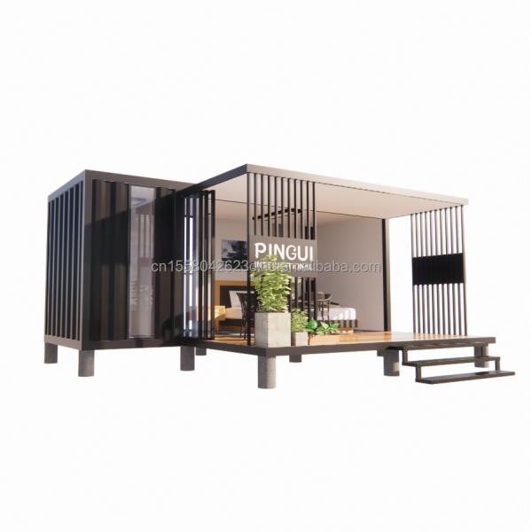 Finished Product 20ft Pop-up Container House with Customized Color and 50/75/100mm Wave Sandwich Panel