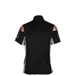 Quality Custom Printed Polo Shirt Quick Dry Cotton for Racing Team and Motorcycling Fans for sale