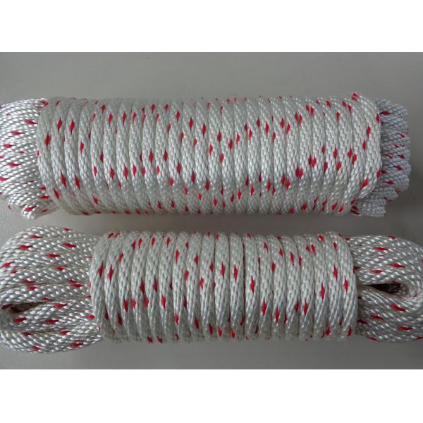 Buy 20 Strands Diamond Braided Rope Solid Braided Polyester Rope at wholesale prices