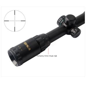 25mm Pipe Hunting Rifle Scopes 4-16X44 Lightweight Precise Imaging