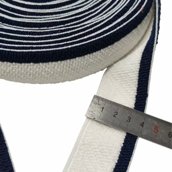 Grosgrain Elastic Waistband High Elasticity Custom Color Woven Webbing For Garment