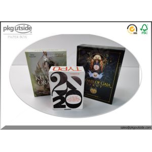 Handmade 2 Pieces Paper Rigid Gift Boxes In Glossy Film Lamination