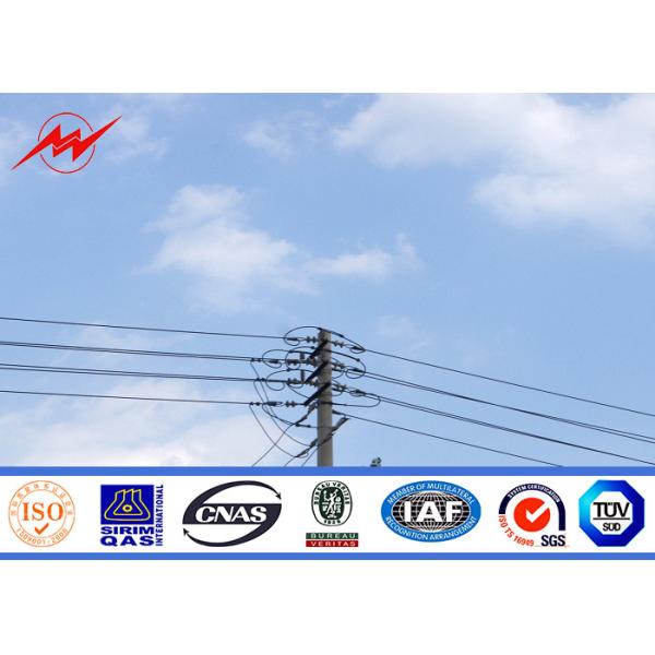 Buy 40FT Electrical Power Pole For Power Transmission Line Exported To Philippines at wholesale prices