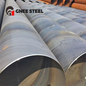 EN 10219 S355JRH Spiral Welded Steel Pipe Round
