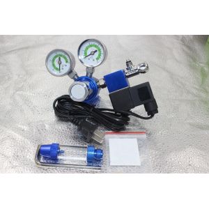 W21.8 G5/8 Thread Aquariums co2 regulator with solenoid valve 3500PSI output