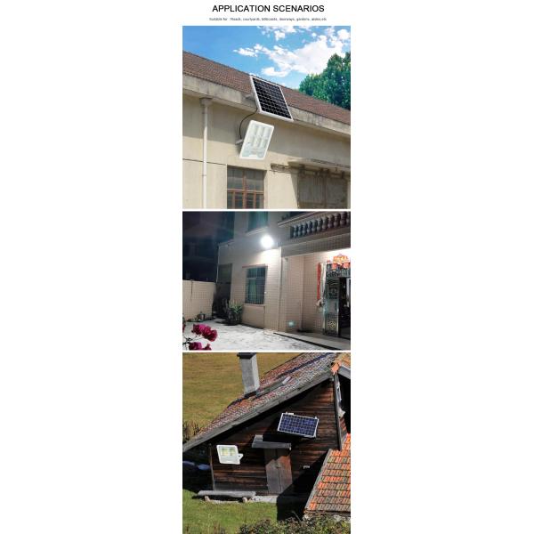 Die - Cast Aluminum Solar Flood Lights 528pcs Remote Control for Wall Porch Shed Barn Garage