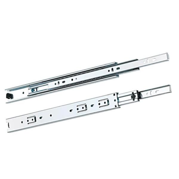 Buy 35mm 3 Fold Soft Close Drawer Slides Ball Bearing Kitchen Drawer Hardware Slides at wholesale prices
