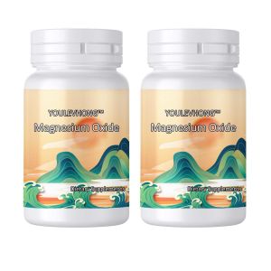 Magnesium Oxide Supplement 100 Capsules Gluten Free USA Manufactured