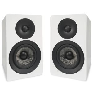 Quality Compact 2 Way Bookshelf Speakers 4 Inch Surround Sound Woofer Speakers For Home Theater for sale