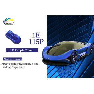 Anti-Fade High Gloss 1K Purple Blue Metallic Base Coat Color Auto Paint