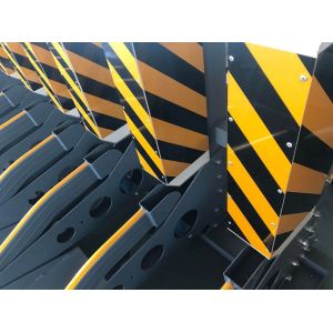 Aluminum Alloy 1144mm Height Road Traffic Barrier