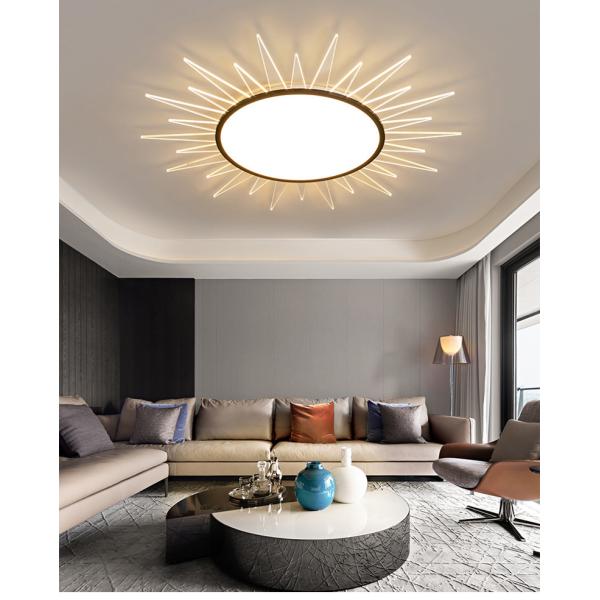 Ultra-thin Living Room Led Ceiling Lights Modern Bedroom Lamp Creative Sun Acrylic Chandelier(WH-MA-246)