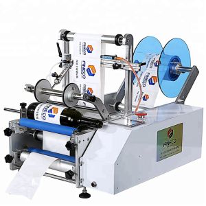 FK603 Economic Simple Manual Round Bottle Labeling Machine for Adhesive Sticker