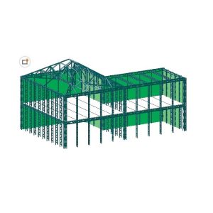 China Pre Engineering Industrial Steel Buildings Fabrication Used As Workshop Warehouse on sale