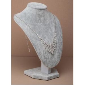 GRAY Velvet Jewelry Displays