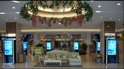 55 Inch Network Digital Signage , 1500:1 Contrast Ratio LCD Screen