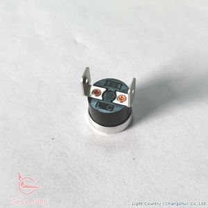 T24 KSD301 Thermostat 15A 125V Bakelite Case Flat Aluminum Cap 0° 90° Terminal