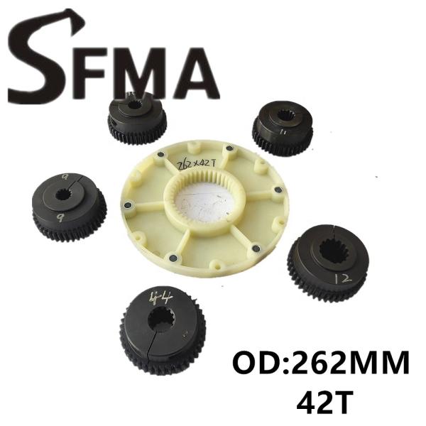 Buy 262MM 42Teeth Plastic Coupling Connection Plate at wholesale prices