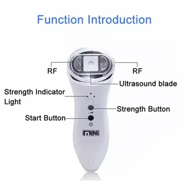 Led High Intensity Focused Ultrasound Rf Facial Machine