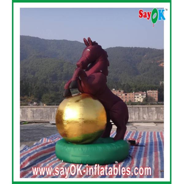 Inflatable Character Balloons Events Inflatable Horse Oxford Cloth / PVC Height 3m - 8m SGS