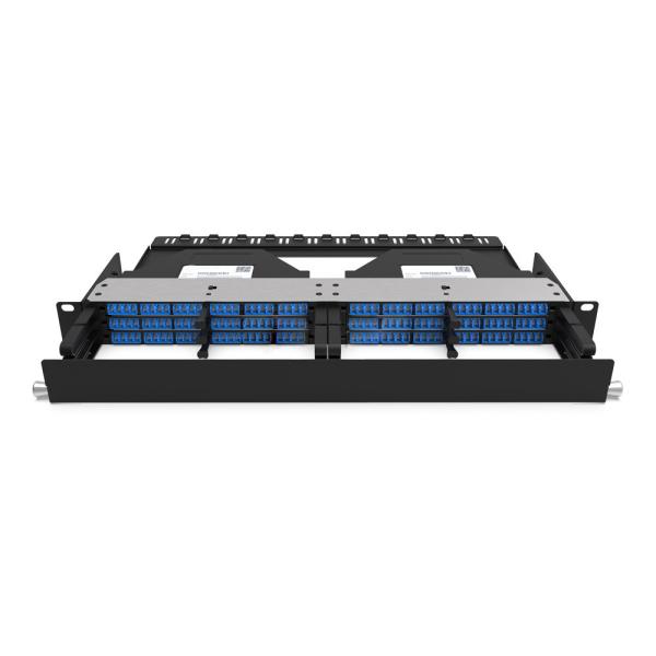 Rongbang RBTX-PP01 1U High Density Frame Modular Panel 6 MPO/MTP to 144 LC Ports for Data Center Enterprise Network