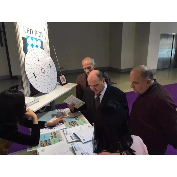 Street Lighting OSP Gray Aluminium PCB Board With Lead Free HASL RoHS