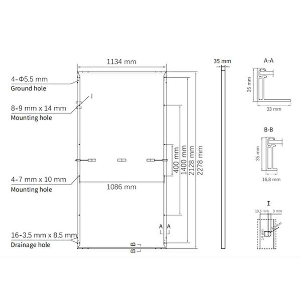 Astronergy 5Semi 540w 545w 550w 555w Solar Panels Battery Photovoltaic Panels For Solar Farm System