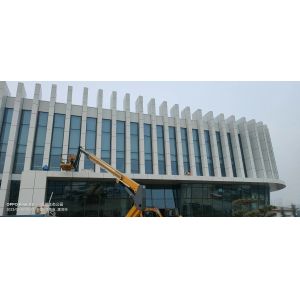 Q235 Q355 Material Glazed Aluminum Curtain Walls Exterior