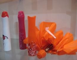 Quality 21&quot; Folded Umbrella, Rose Bottle Design as Promotional Gift YT-2528 for sale