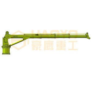Telescopic Boom Boat Crane Design for Sale Supplier Marine Ship Deck Crane