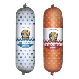 Food industry packaging sausage casings OEM customized printing logo plastic
