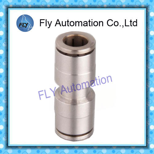 Buy Straight through the whole copper nickel quick Pneumatic Tube Fittings PU series at wholesale prices