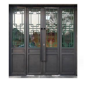 Steel Material Energy Saving Modern Design Soundproof Aluminum Double Glass