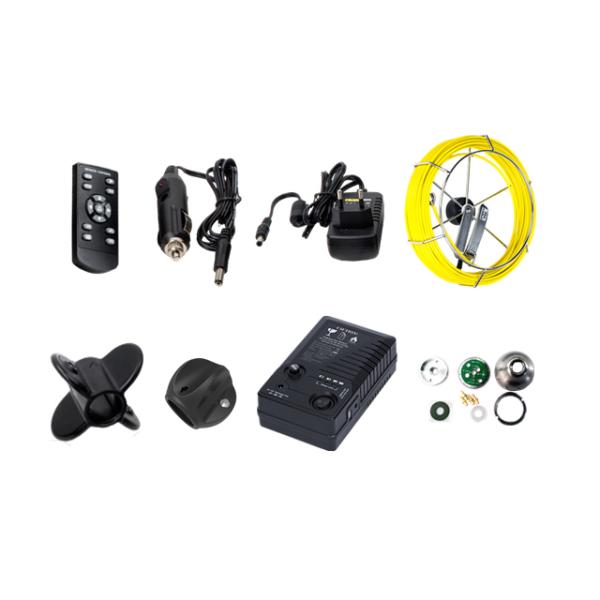 1280 X 720 130ft Cable Waterproof Inspection Camera Self Leveling