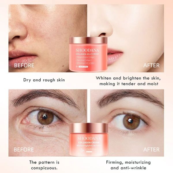 Women's Hydrating Anti-Wrinkle Face Cream Moisturizing Whitening Skin Care with Collagen & Retinol Beauty Product