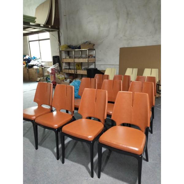 Light Weight Contour Fiberglass Dining Chair For Home Furniture Customized Size