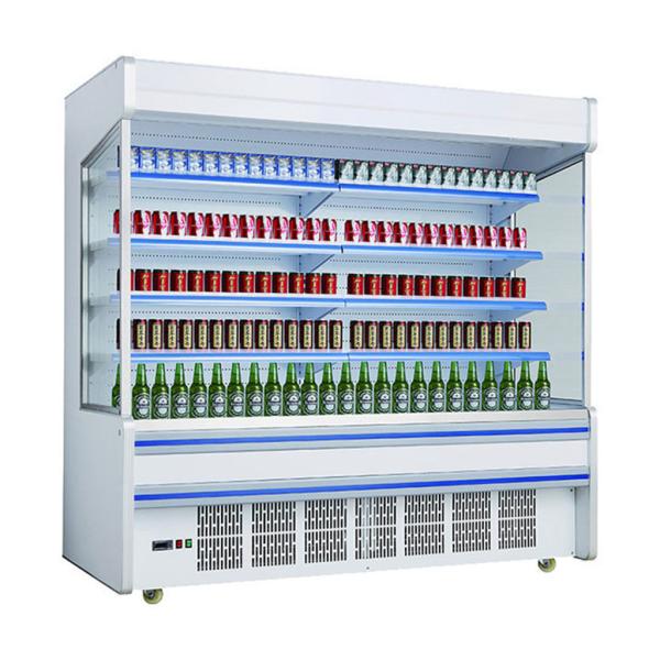 Buy Supermarket Multi deck Refrigerator chiller Plug In System/Vegetable And Fruit Showcase Cabinet at wholesale prices