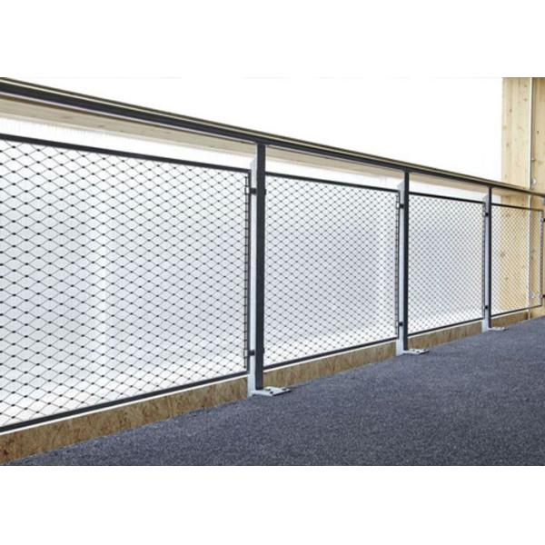 Buy 25*25mm Balustrade Infill Stainless Steel Knotted Rope Mesh Flexible at wholesale prices