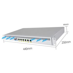 1U chassis  I5-2520M 6 Gigabit LAN firewall PC appliance pFsense soft router