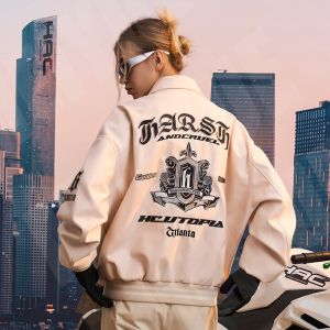 Customizable Unisex Varsity Jacket Mens Streetwear Stretch OEM Service